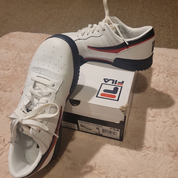 Fila Men's Size 8 red/white/blue - Picture 4 of 6